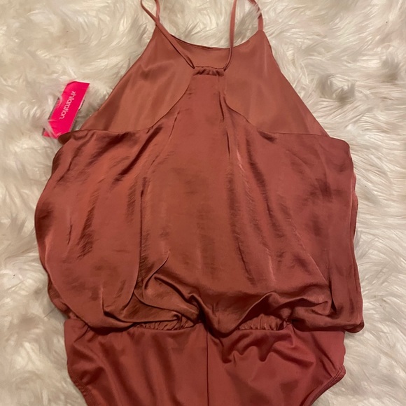 Satin like body suit, new, small - Picture 3 of 3